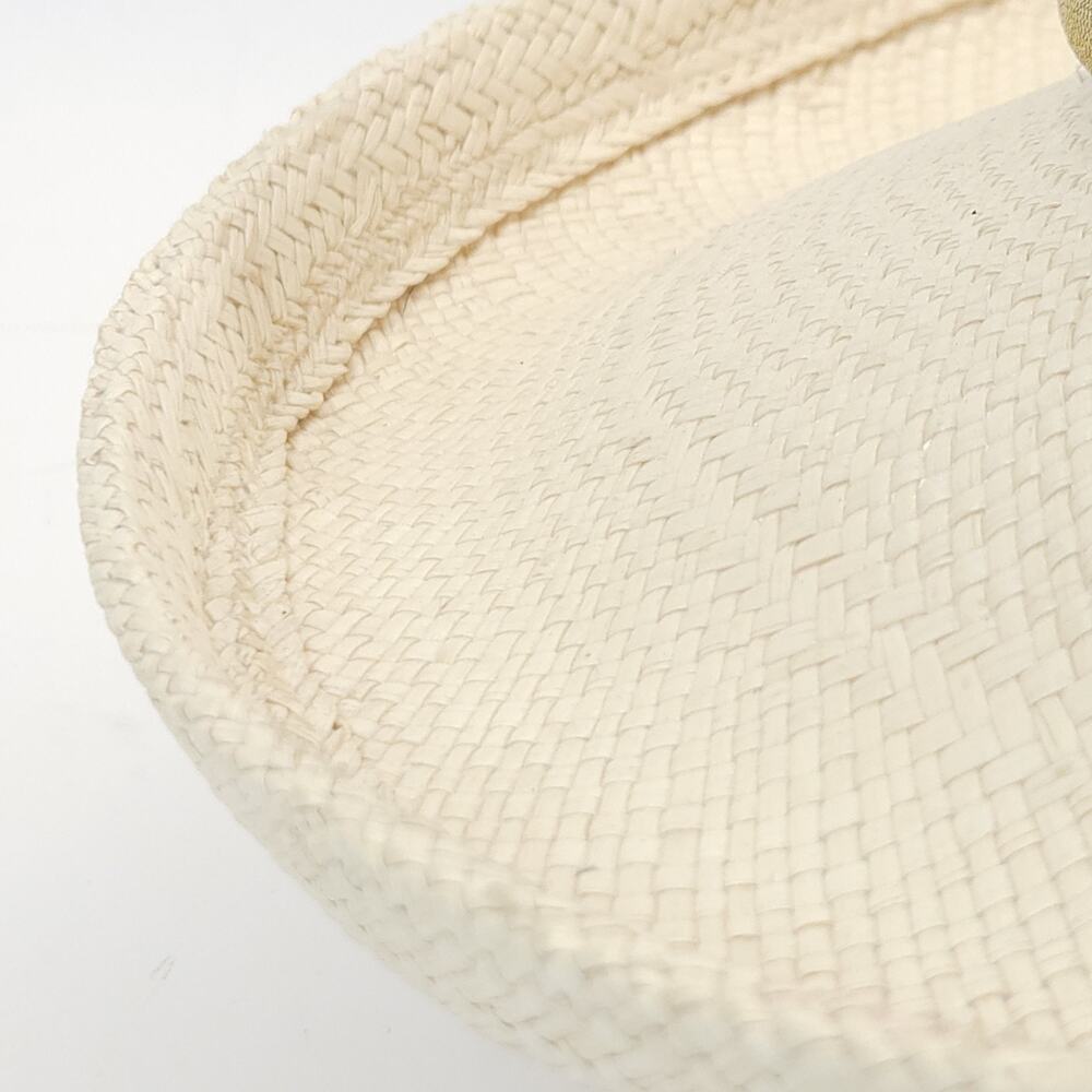 Vtg Shady Brady Straw Cowboy Hat Women M Coastal Cowgirl Western Y2K USA - Picture 8 of 8